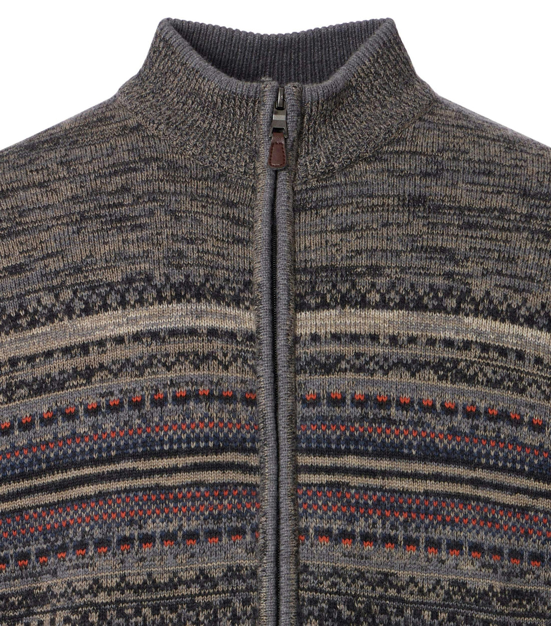 CARDIGAN JACQUARD MIT WOLLE, 303 CAMEL - BRAUN 303 Bild 2