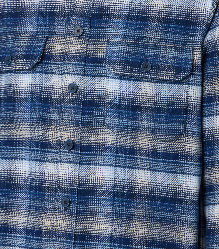 FLANELL COMFORT FIT 1/1 KENT, 100 BLAU 100 Bild 2