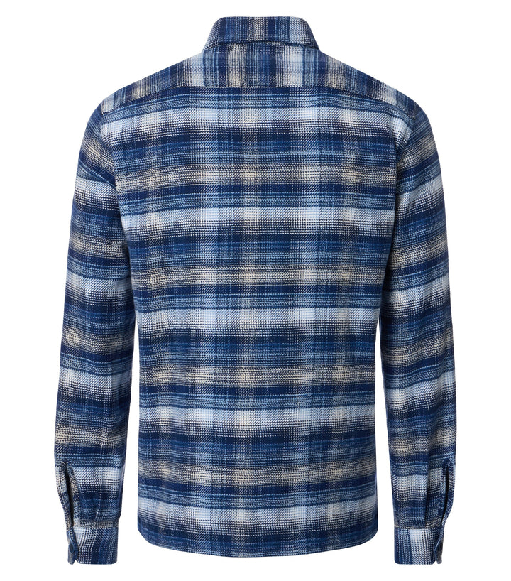 FLANELL COMFORT FIT 1/1 KENT, 100 BLAU 100 Bild 4
