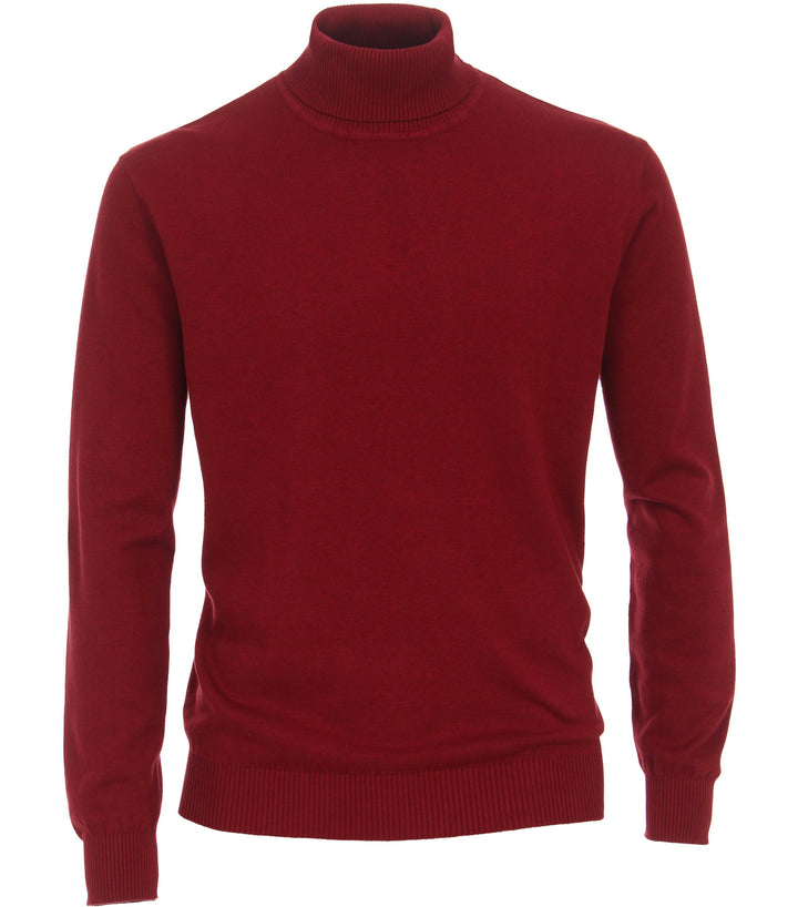 NOS PULLOVER ROLL-NECK, 58 ROT 58 Bild 1