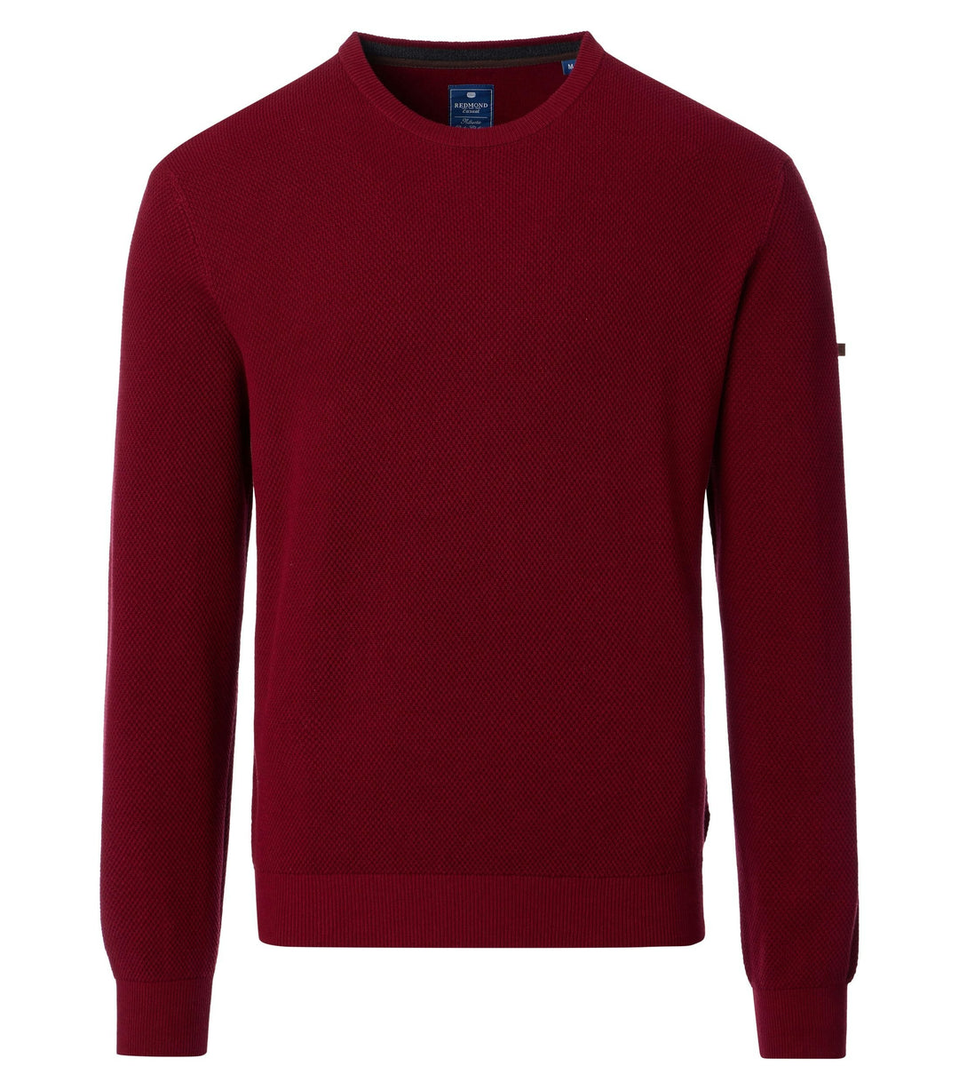 NOS PULLOVER ROUND-NECK, 58 ROT 58 Bild 1
