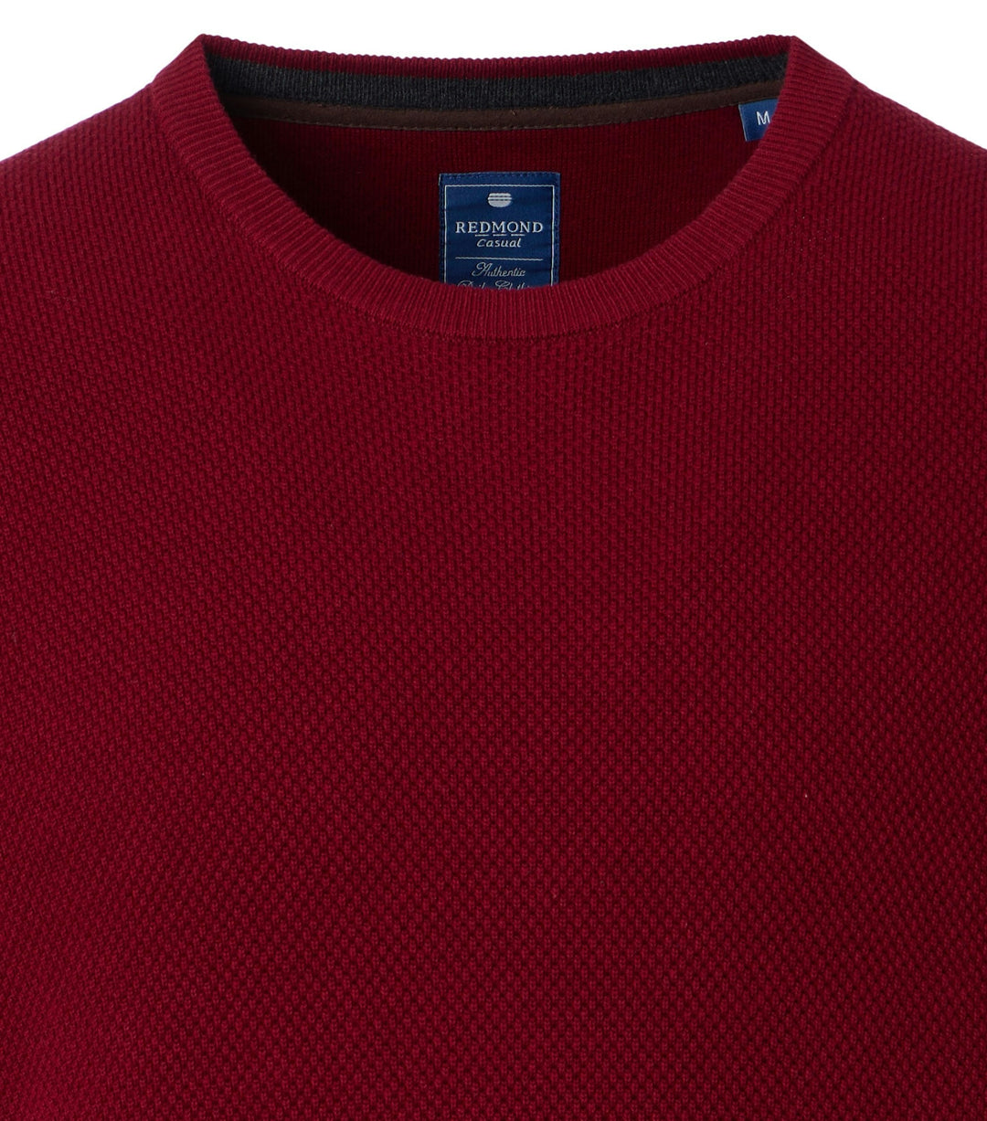 NOS PULLOVER ROUND-NECK, 58 ROT 58 Bild 2