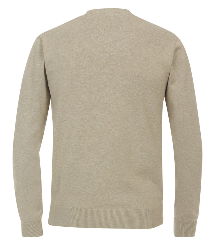NOS PULLOVER V-NECK, 212 BEIGE - ORANGE 212 Bild 2