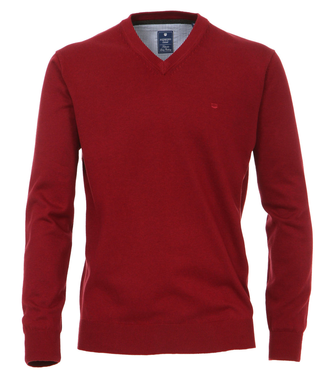 NOS PULLOVER V-NECK, 58 ROT 58 Bild 1