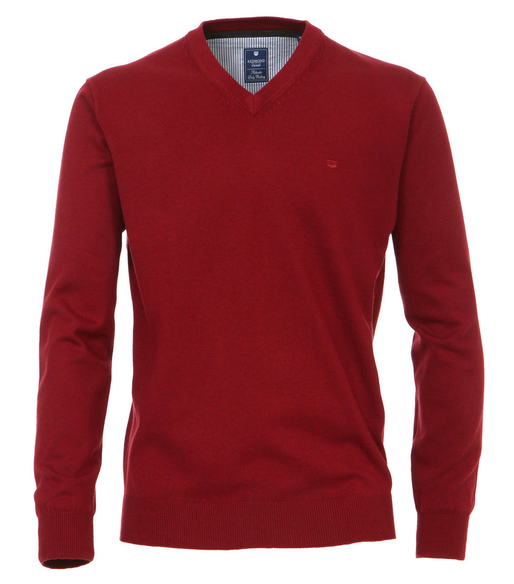 NOS PULLOVER V-NECK, 58 ROT 58 Bild 1