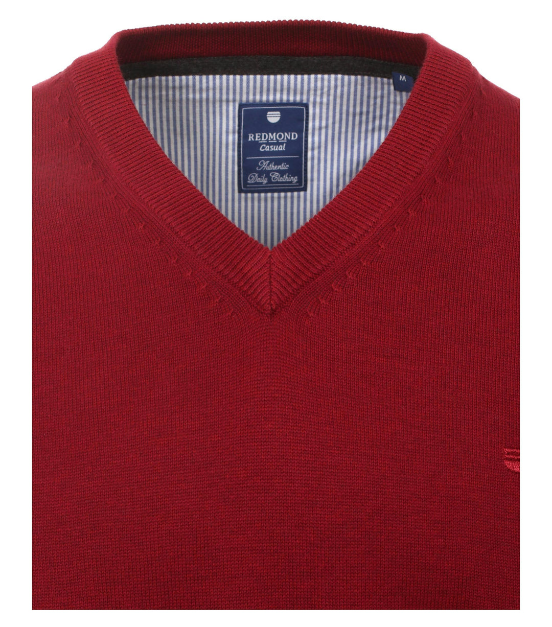 NOS PULLOVER V-NECK, 58 ROT 58 Bild 2