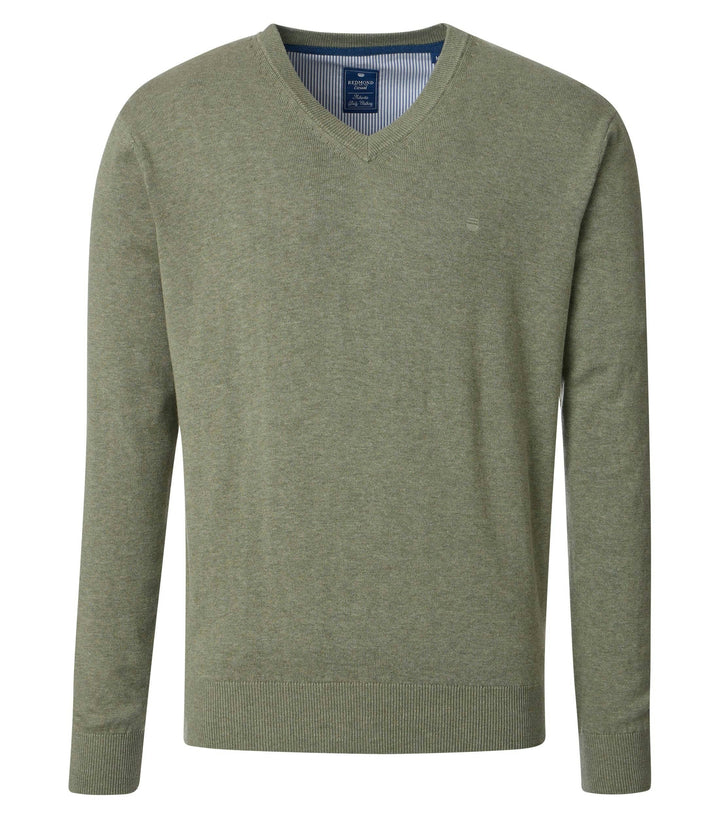 NOS PULLOVER V-NECK, 633 GRUEN SALBEI 633 Bild 1