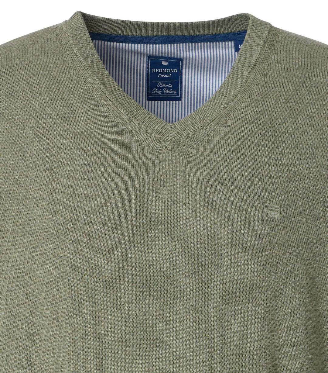 NOS PULLOVER V-NECK, 633 GRUEN SALBEI 633 Bild 2