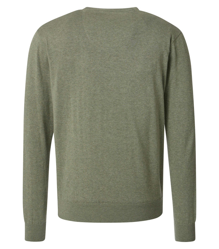 NOS PULLOVER V-NECK, 633 GRUEN SALBEI 633 Bild 3