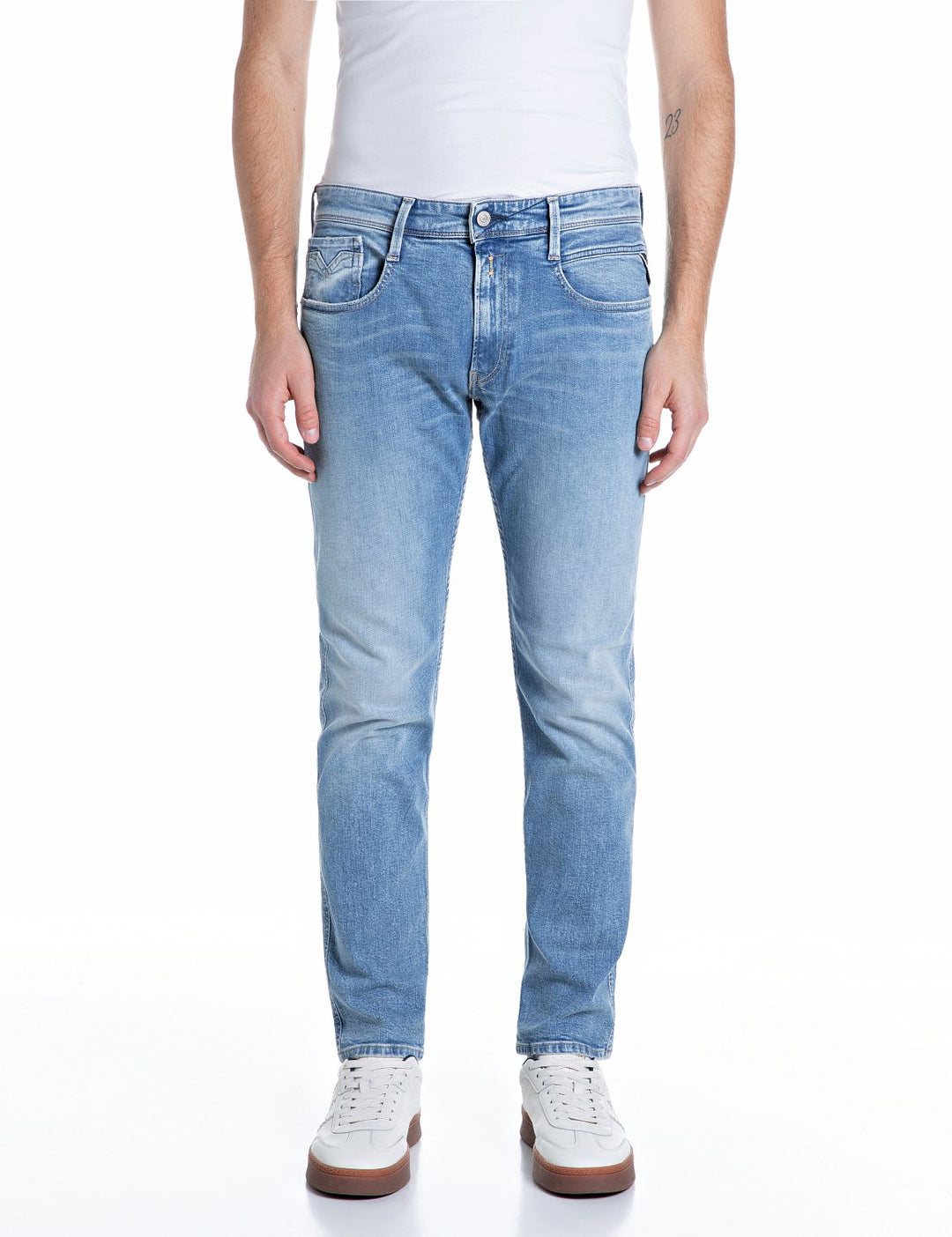 Hose 10.5 OZ DARK INDIGO SUPER, LIGHT BLUE C010 Bild 1