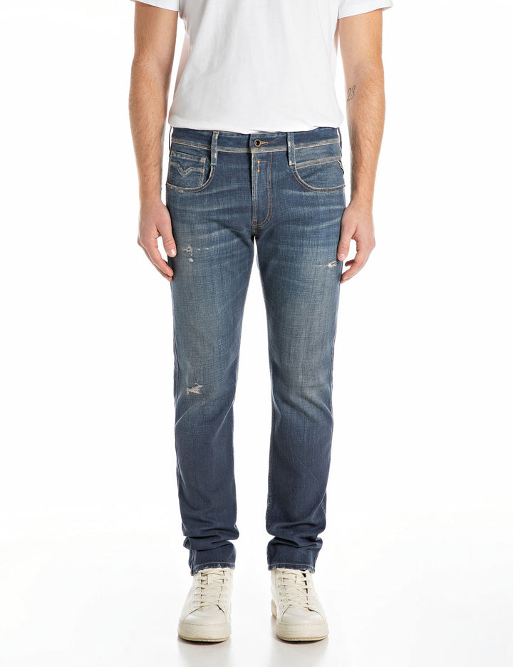 Hose 10.5 OZ PRINTED STRETCH D, DARK BLUE 007 Bild 1