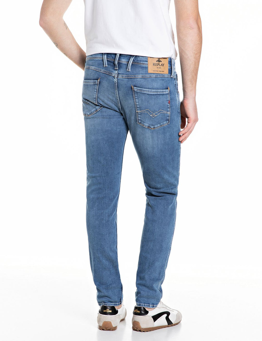 Hose 10 OZ DARK INDIGO POWER S, MEDIUM BLUE 009 Bild 2