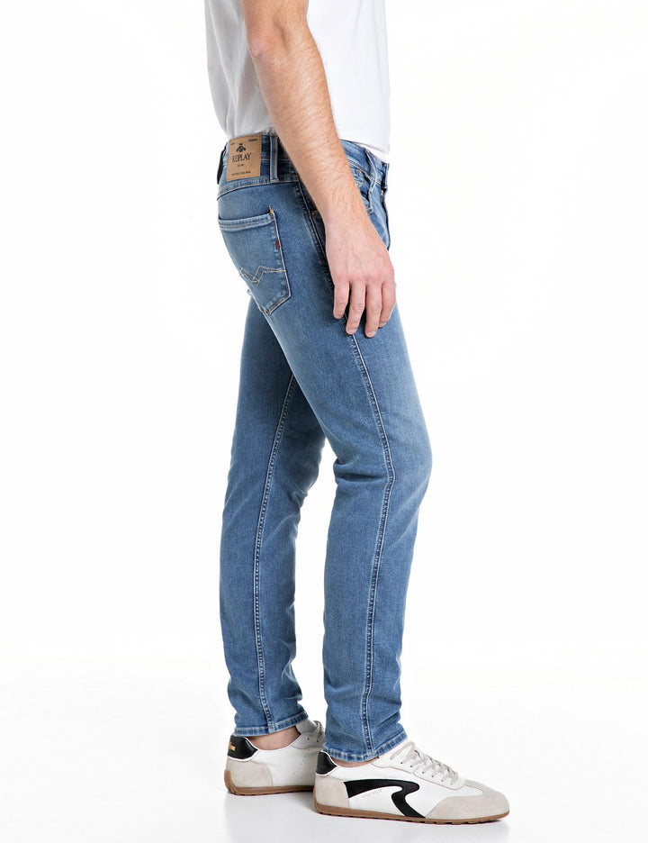 Hose 10 OZ DARK INDIGO POWER S, MEDIUM BLUE 009 Bild 3