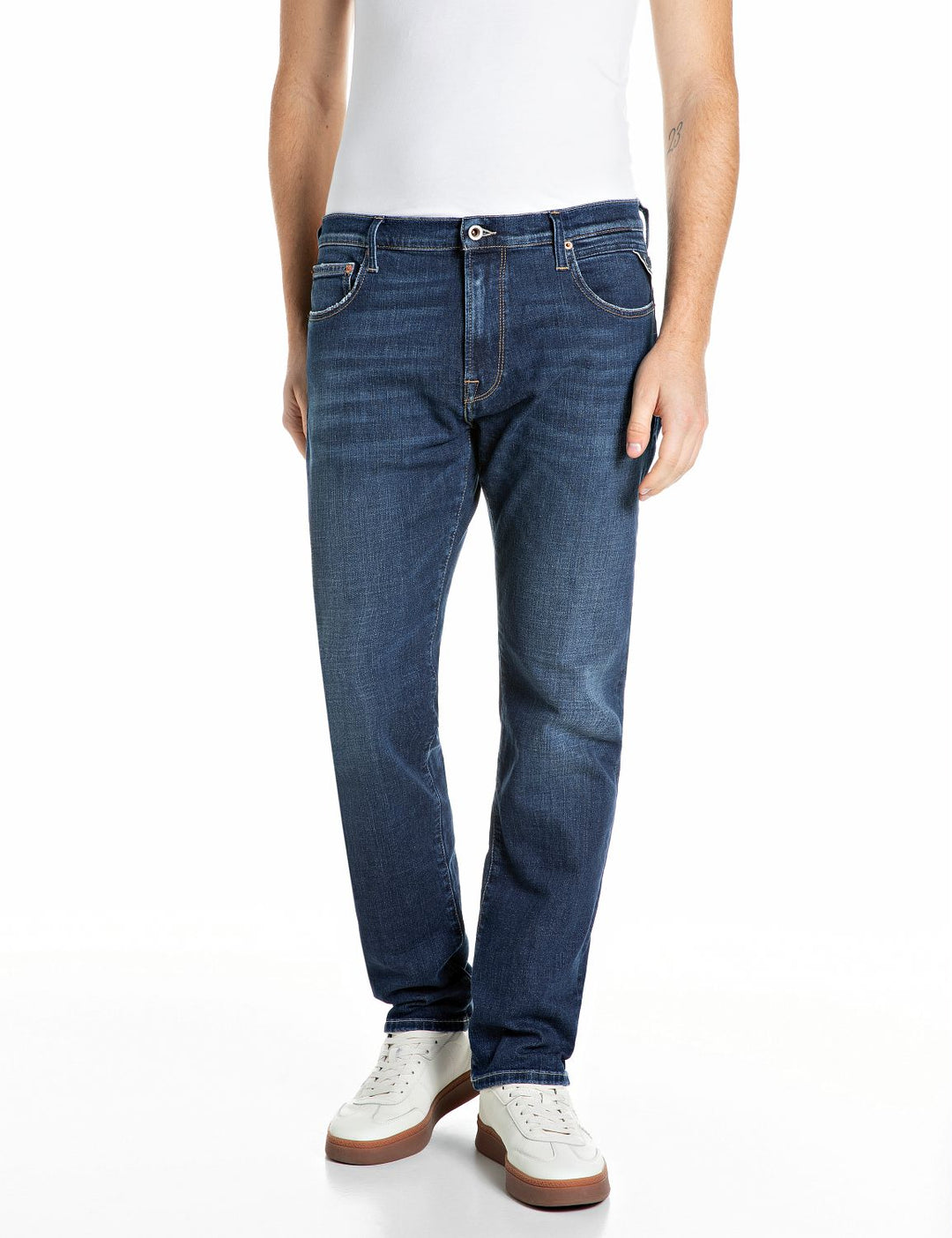 Hose 11.5 OZ DEEP BLUE INDIGO, DARK BLUE C007 Bild 1