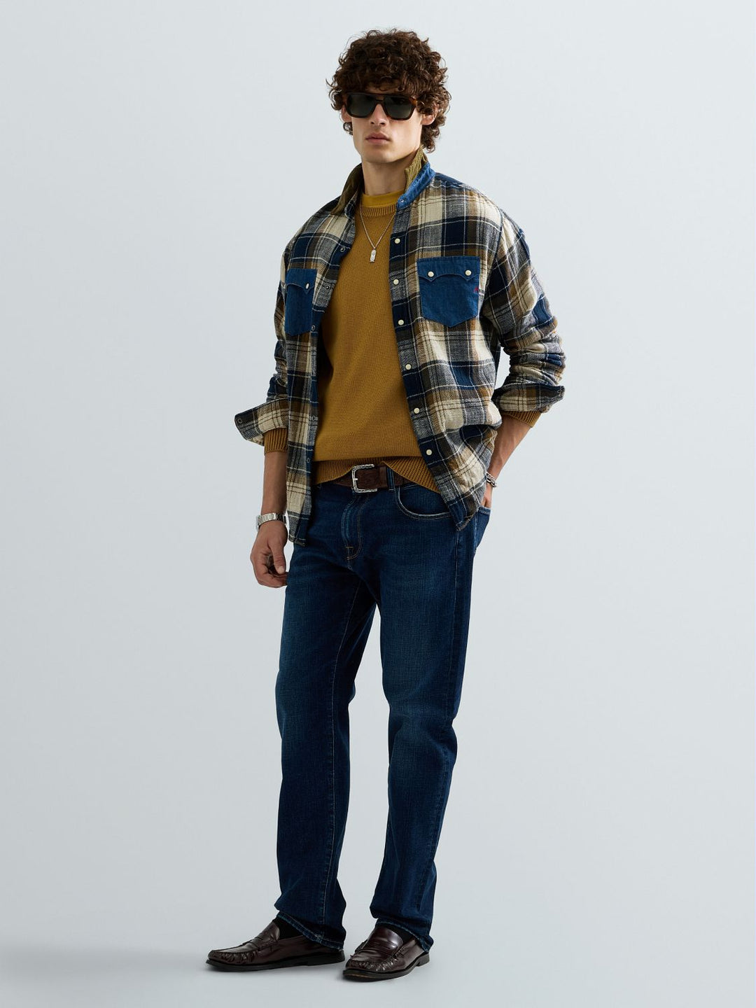 Hose 11.5 OZ DEEP BLUE INDIGO, DARK BLUE C007 Bild 4