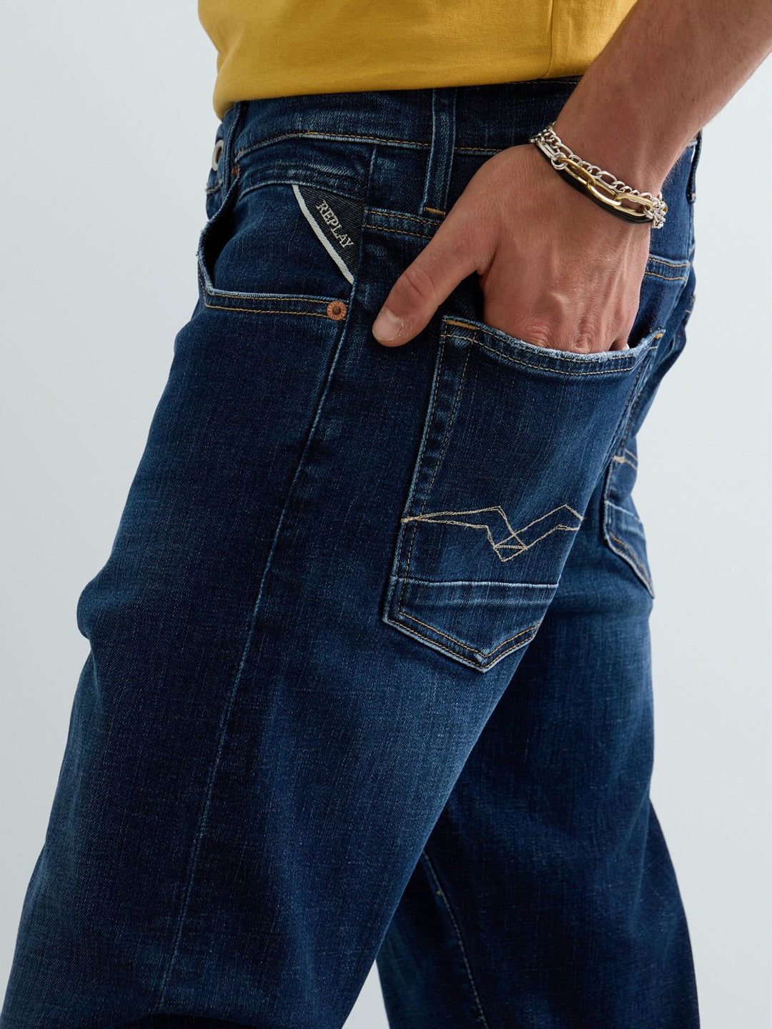 Hose 11.5 OZ DEEP BLUE INDIGO, DARK BLUE C007 Bild 8