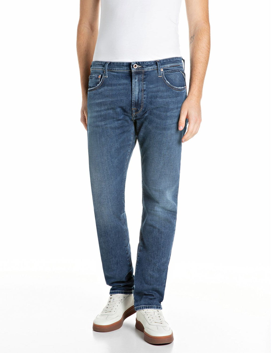 Hose 11.5 OZ DEEP BLUE INDIGO, MEDIUM BLUE C009 Bild 1