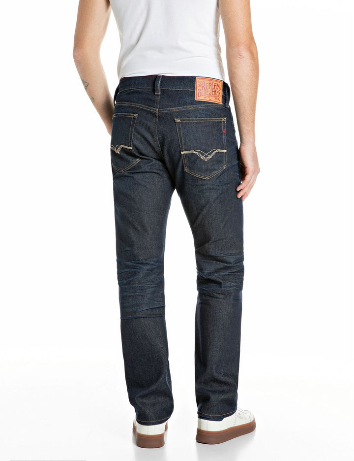 Hose 11 OZ COMFORT BLUE DENIM, DARK BLUE C007 Bild 2