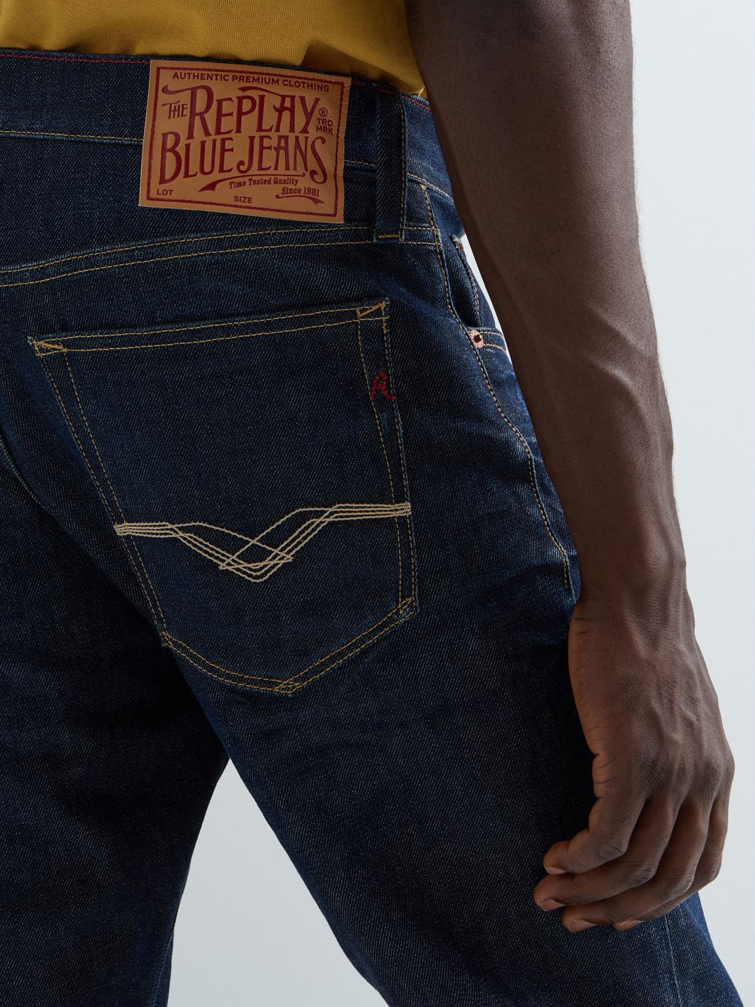 Hose 11 OZ COMFORT BLUE DENIM, DARK BLUE C007 Bild 6