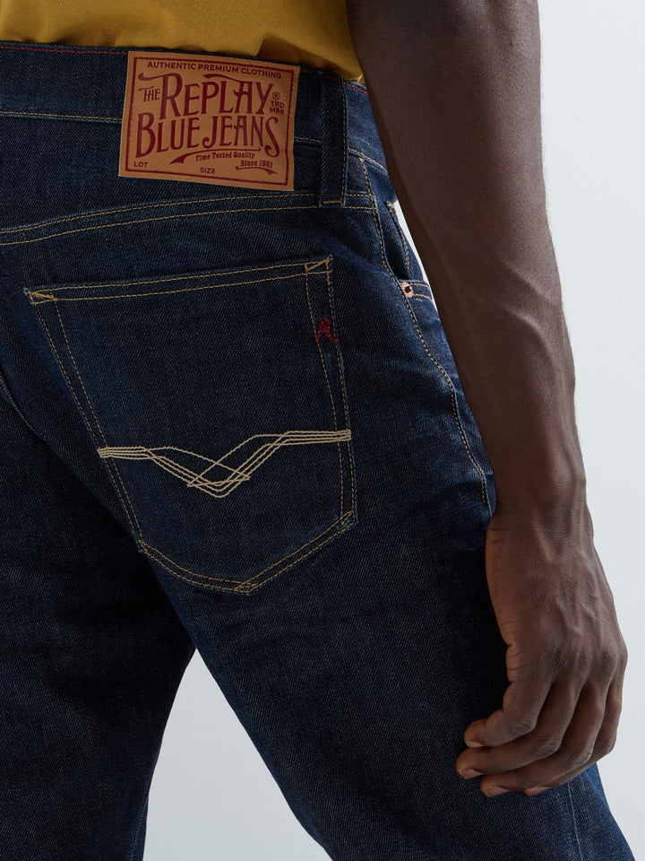 Hose 11 OZ COMFORT BLUE DENIM, DARK BLUE C007 Bild 6