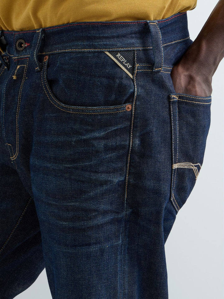 Hose 11 OZ COMFORT BLUE DENIM, DARK BLUE C007 Bild 8
