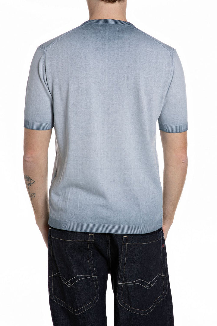 TShirt  INSIDE FADE COTTON - 1, PEWTER BLUE 211 Bild 2