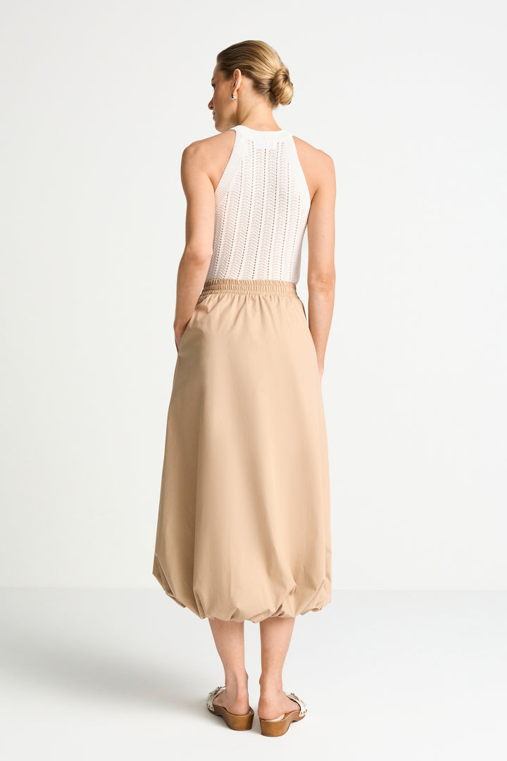 Balloon Cotton Skirt, caffee latte 223 Bild 4