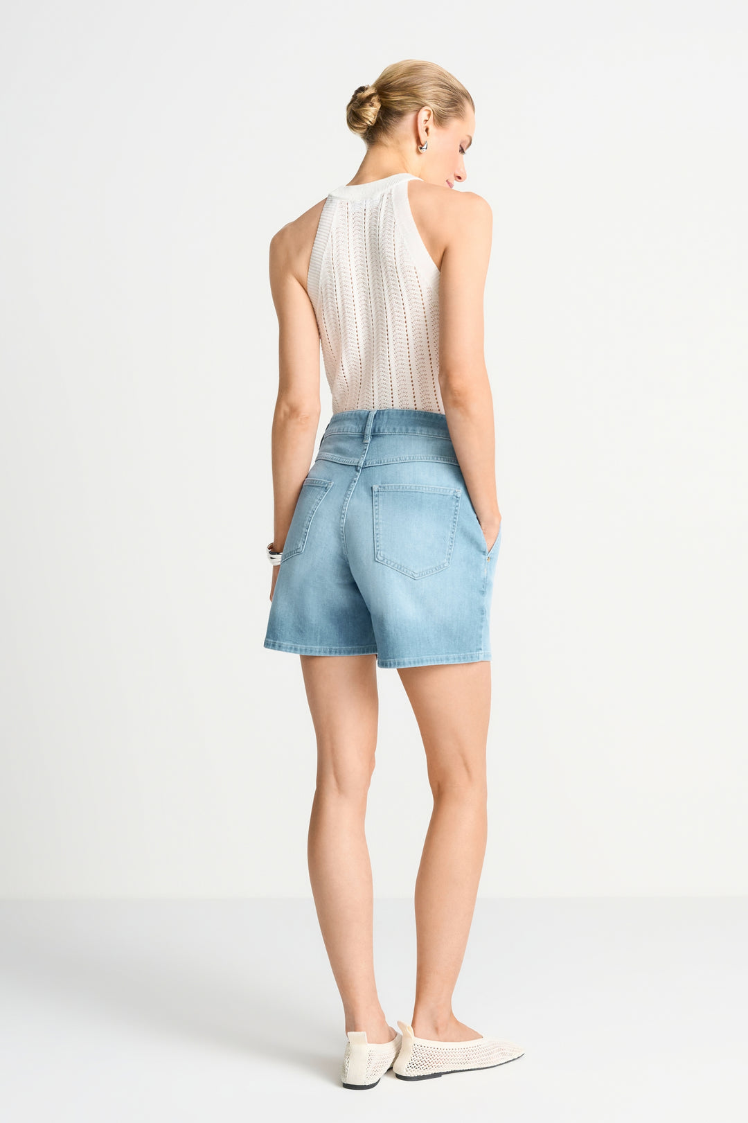 Blue Denim Shorts, denim blue 700 Bild 3