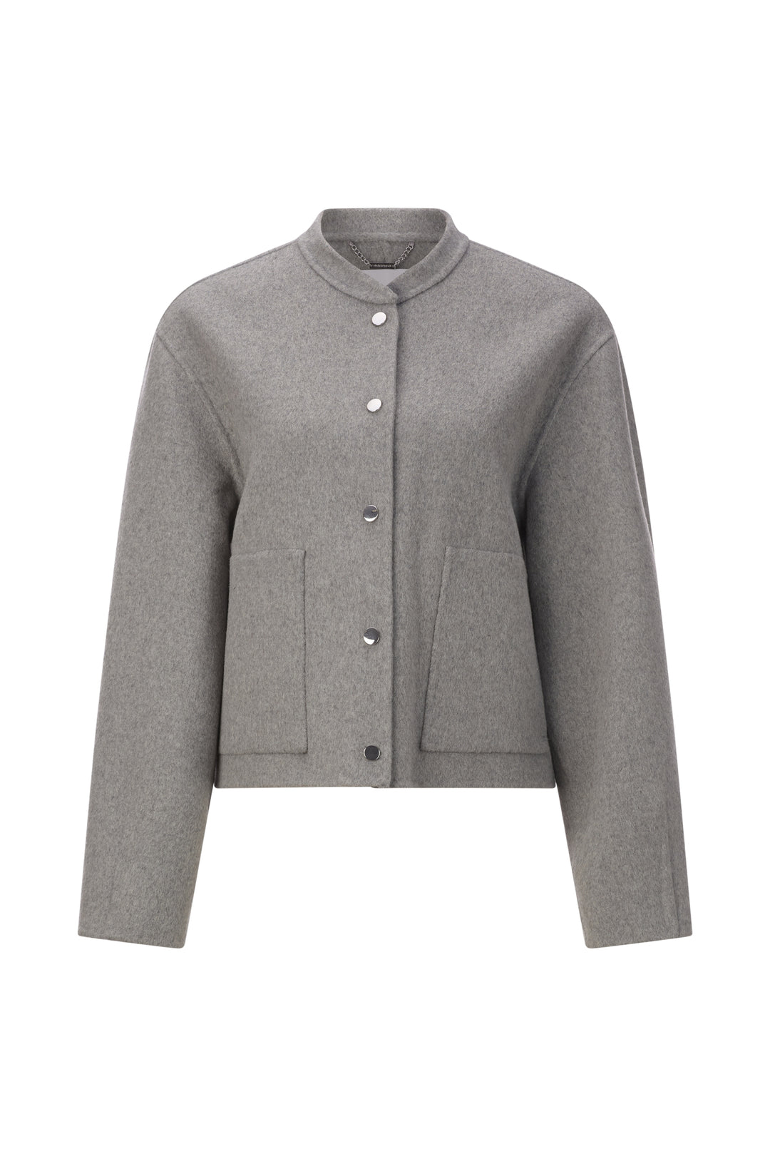 Bomber Jacket Splittable Wool, silver mist 844 Bild 1