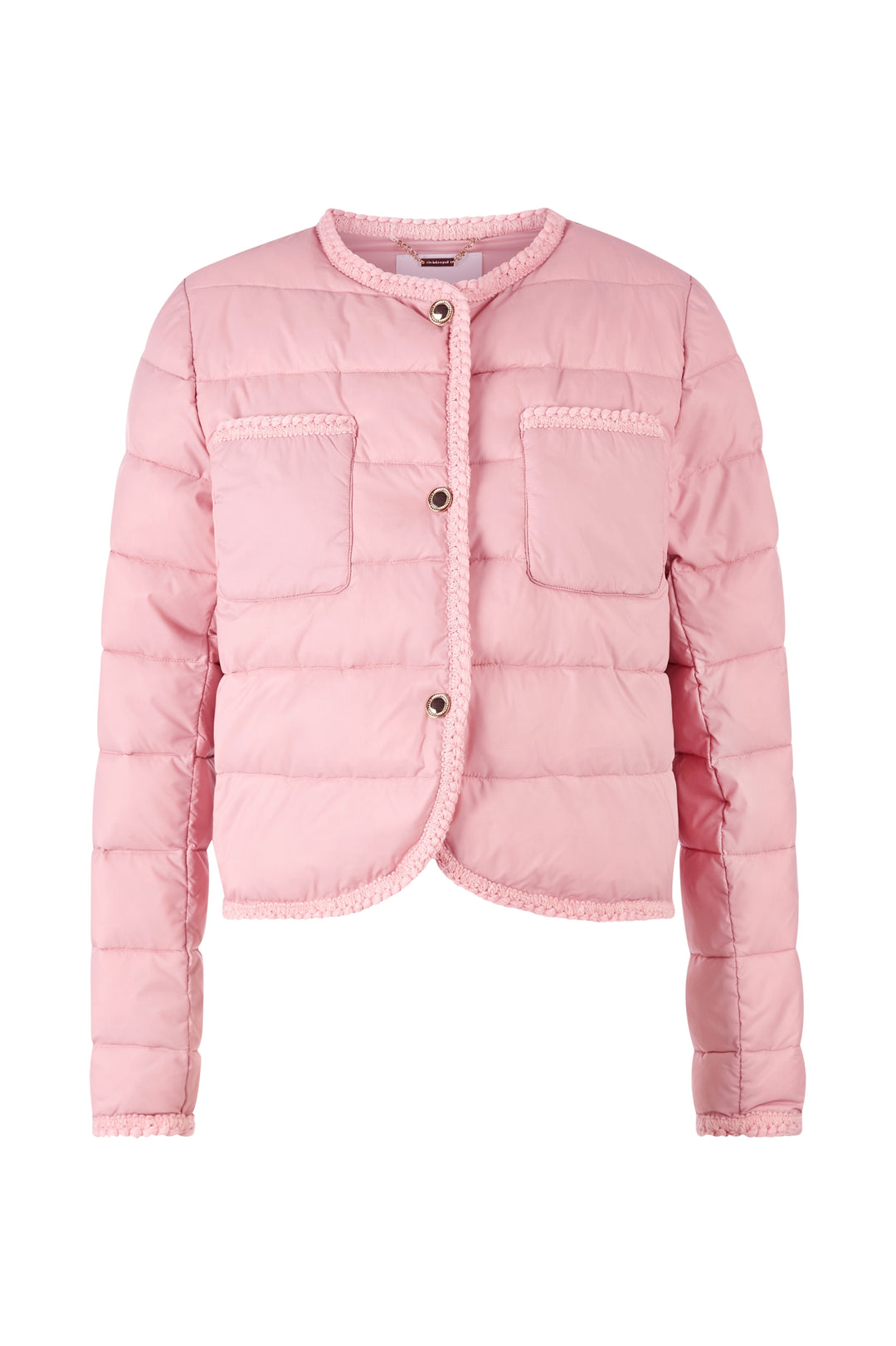 Boxy padded nylon jacket with deco, winter rose 603 Bild 1