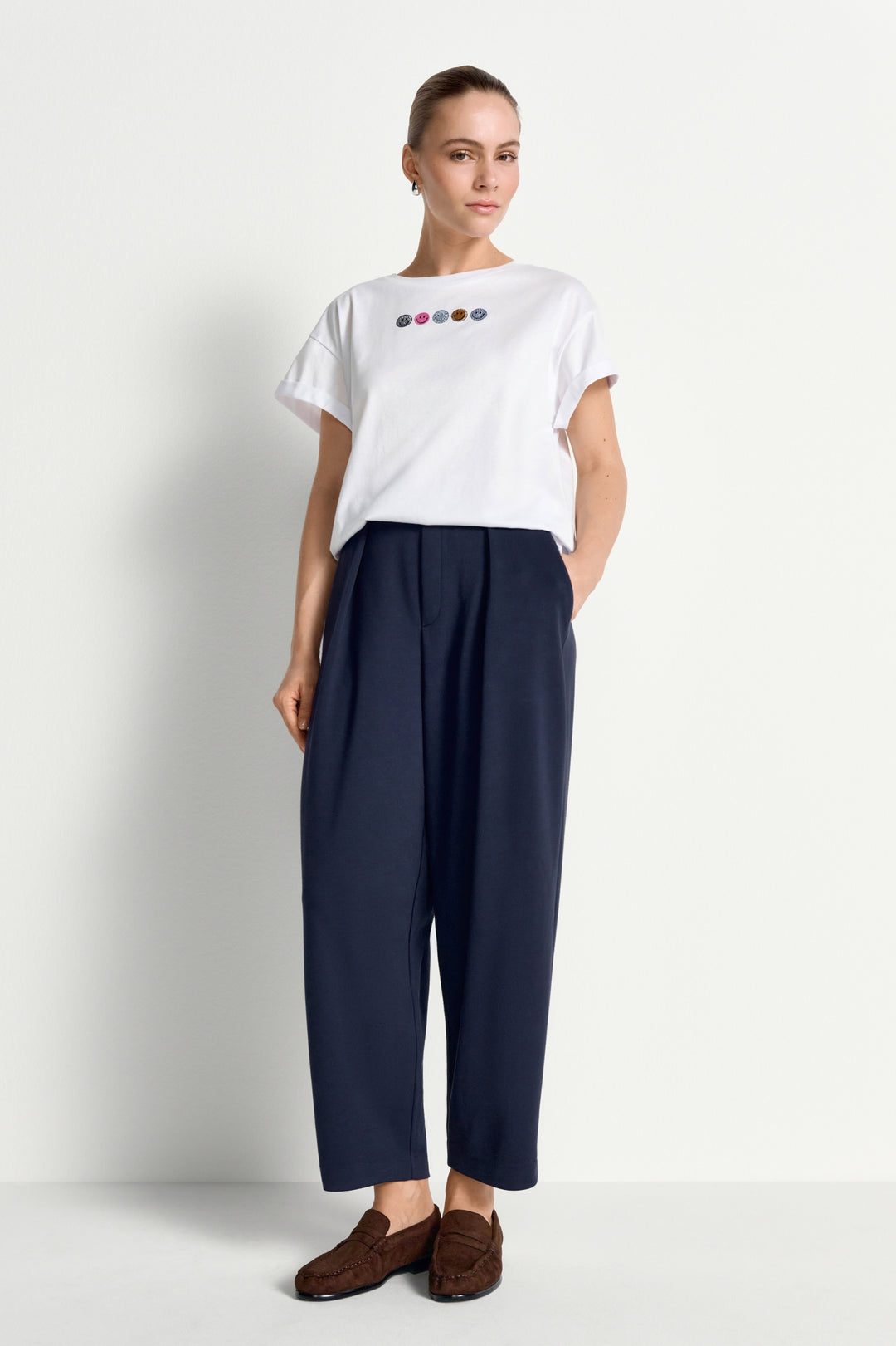 Boyfriend Sparkle Organic Shirt, white 100 Bild 2