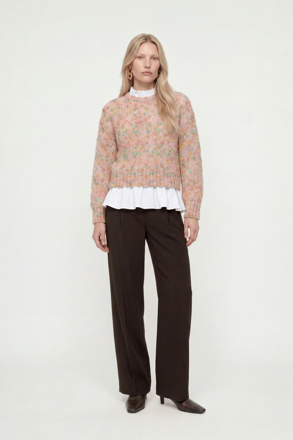 CNK Neps with Glam Yarn, powder rosé 607 Bild 2