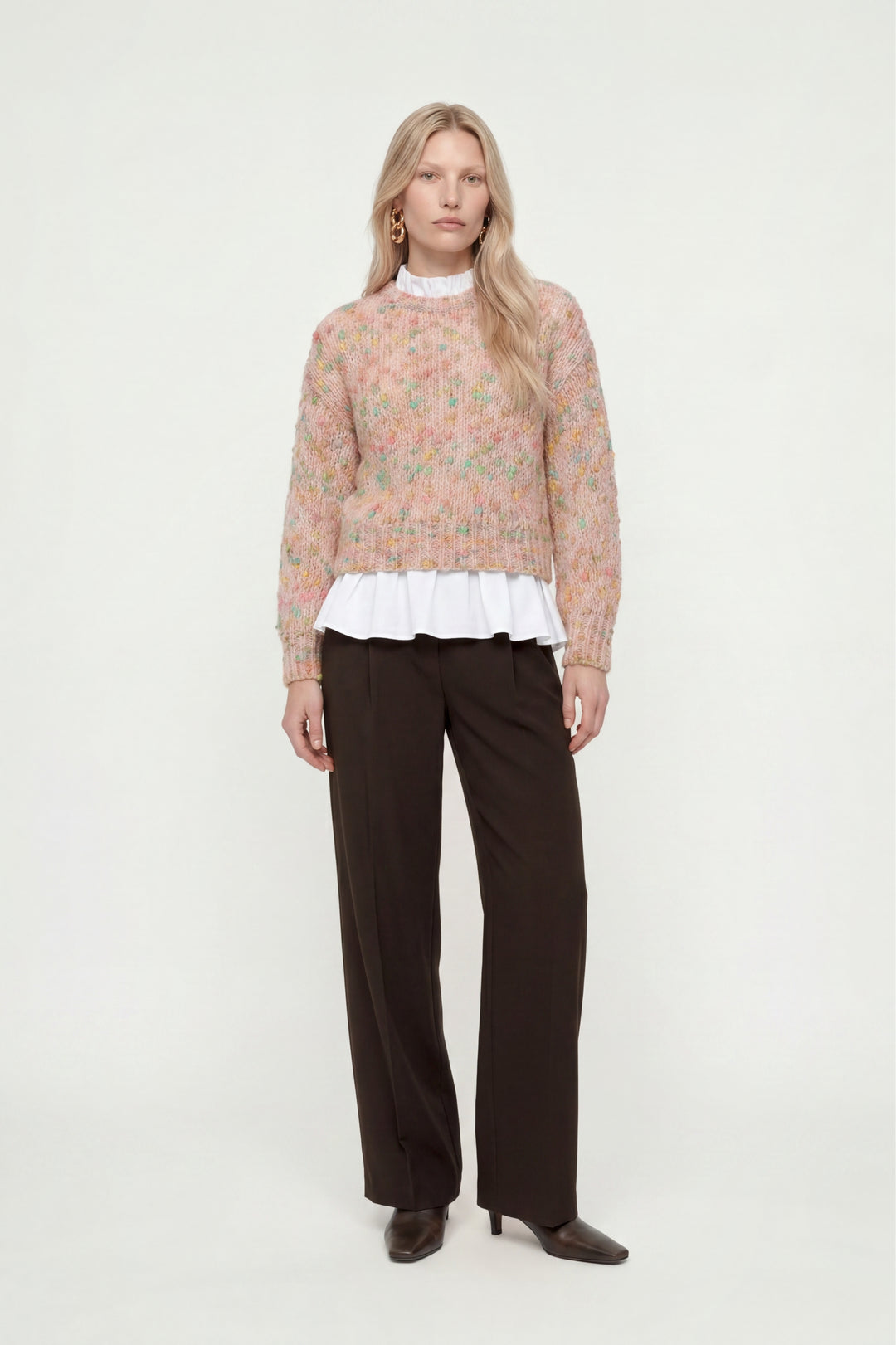 CNK Neps with Glam Yarn, powder rosé 607 Bild 2