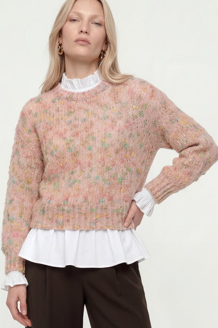 CNK Neps with Glam Yarn, powder rosé 607 Bild 3