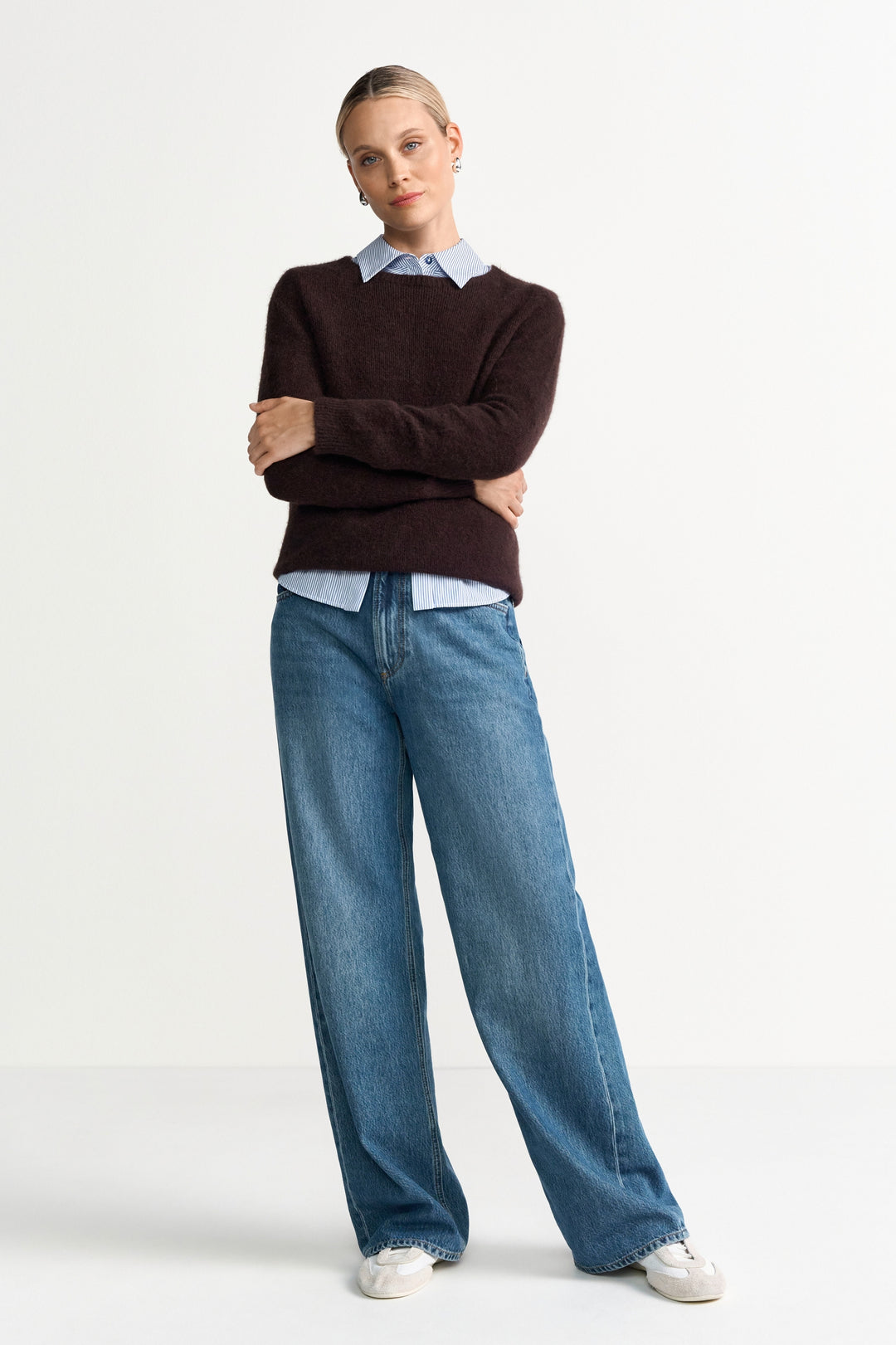 Cozy Crew Neck, dark chocolate 285 Bild 2