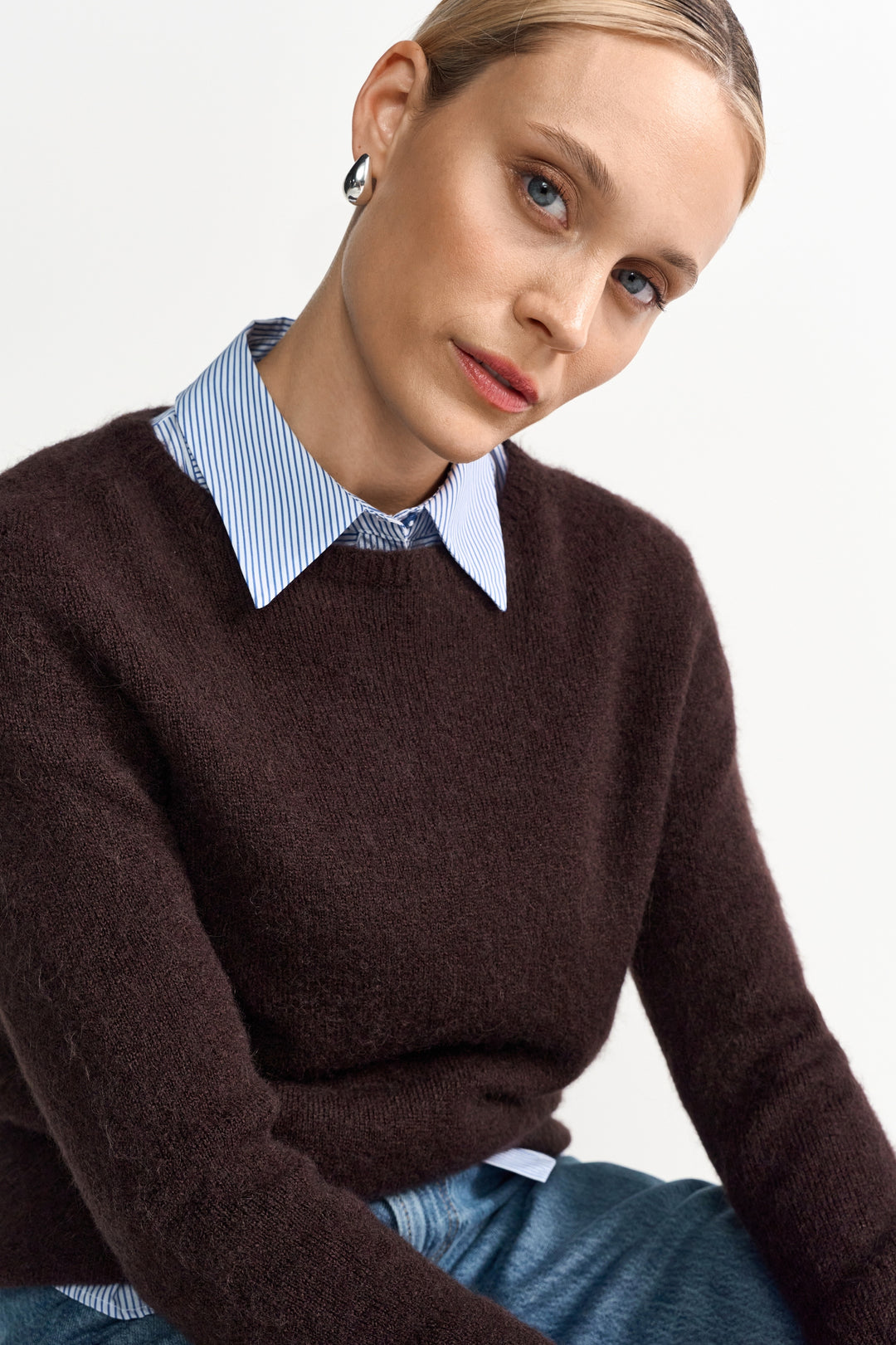 Cozy Crew Neck, dark chocolate 285 Bild 3