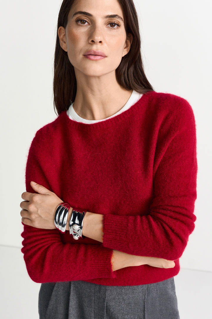 Cozy Crew Neck, holiday red 557 Bild 3