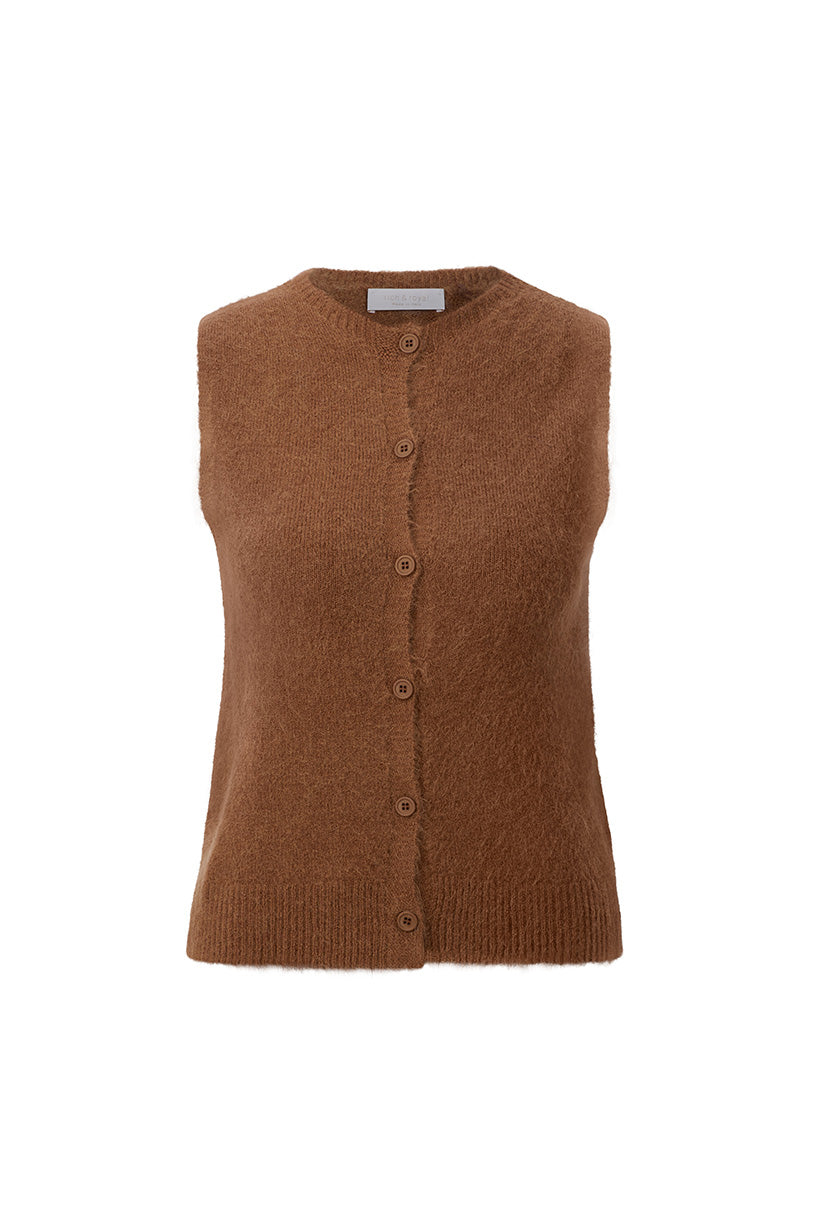 Cozy Crew Vest rec, hazel 279 Bild 1