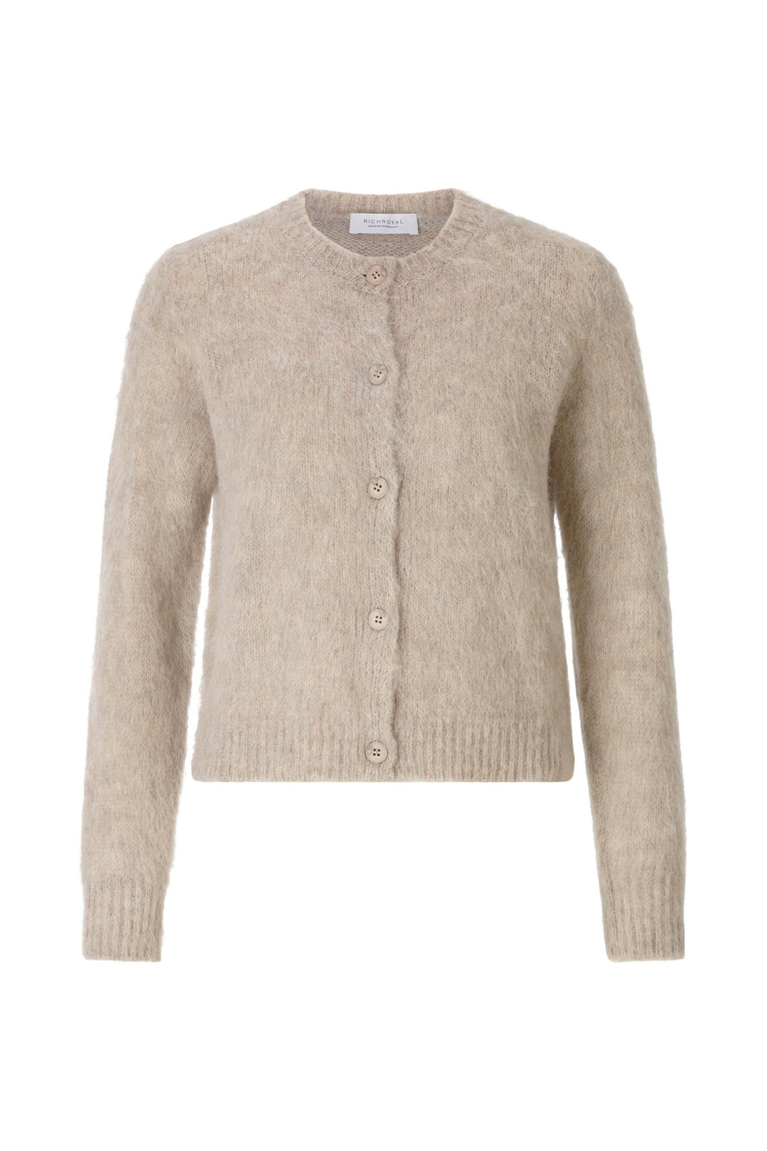 Crew Nk Brushed Cardi Set, caffee latte 223 Bild 1