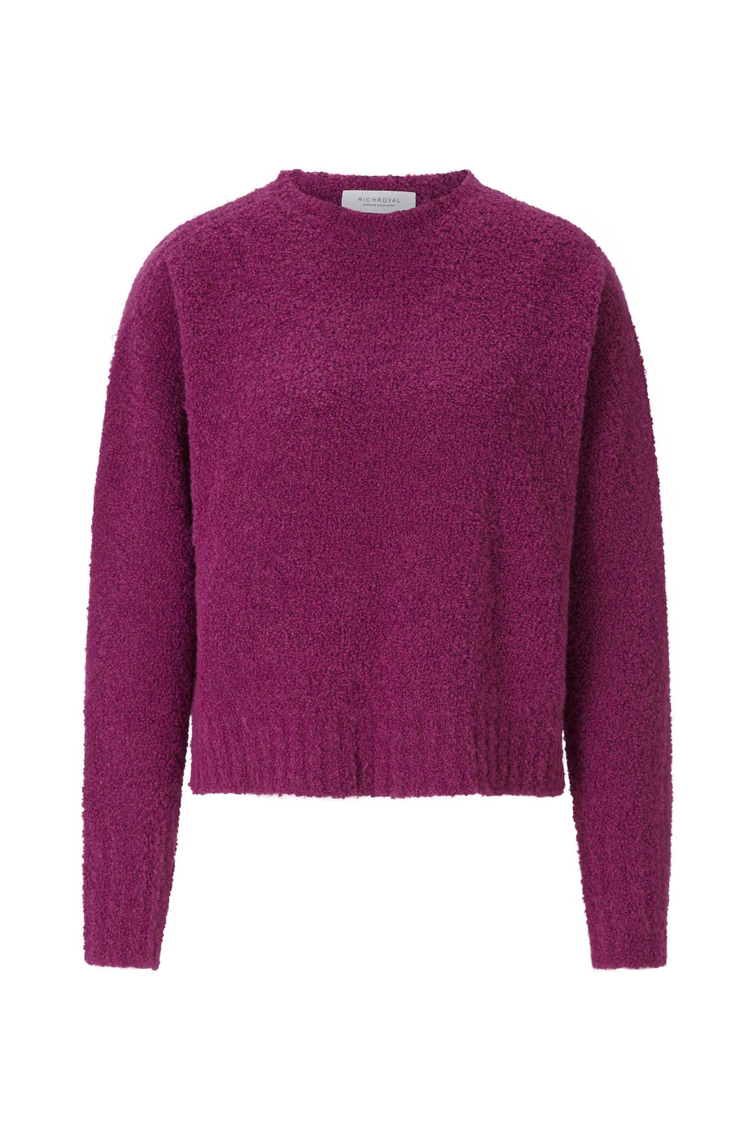 Crew NK Long Sleeve Bouclé, festive fuchsia 665 Bild 1