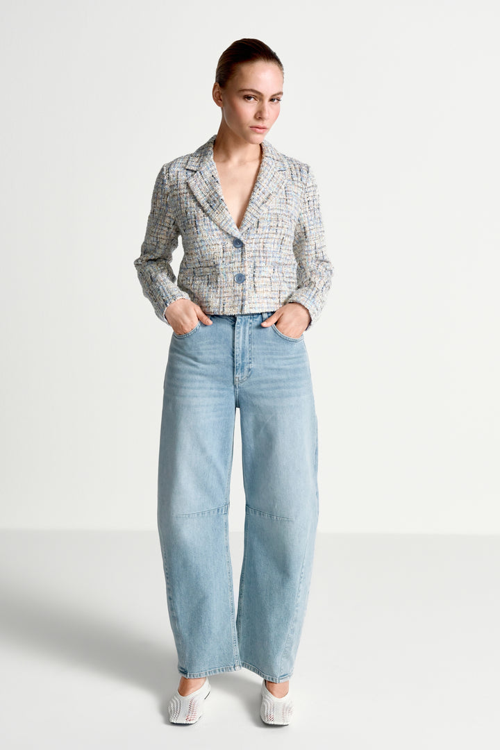 Cropped boucle jacket, sailor sky 732 Bild 2