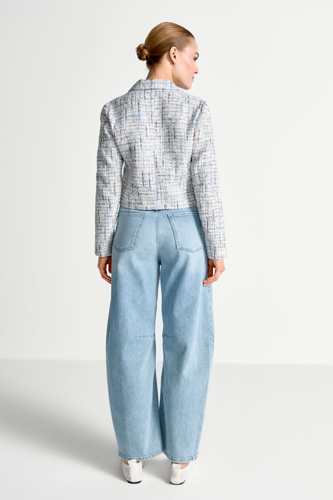 Cropped boucle jacket, sailor sky 732 Bild 4