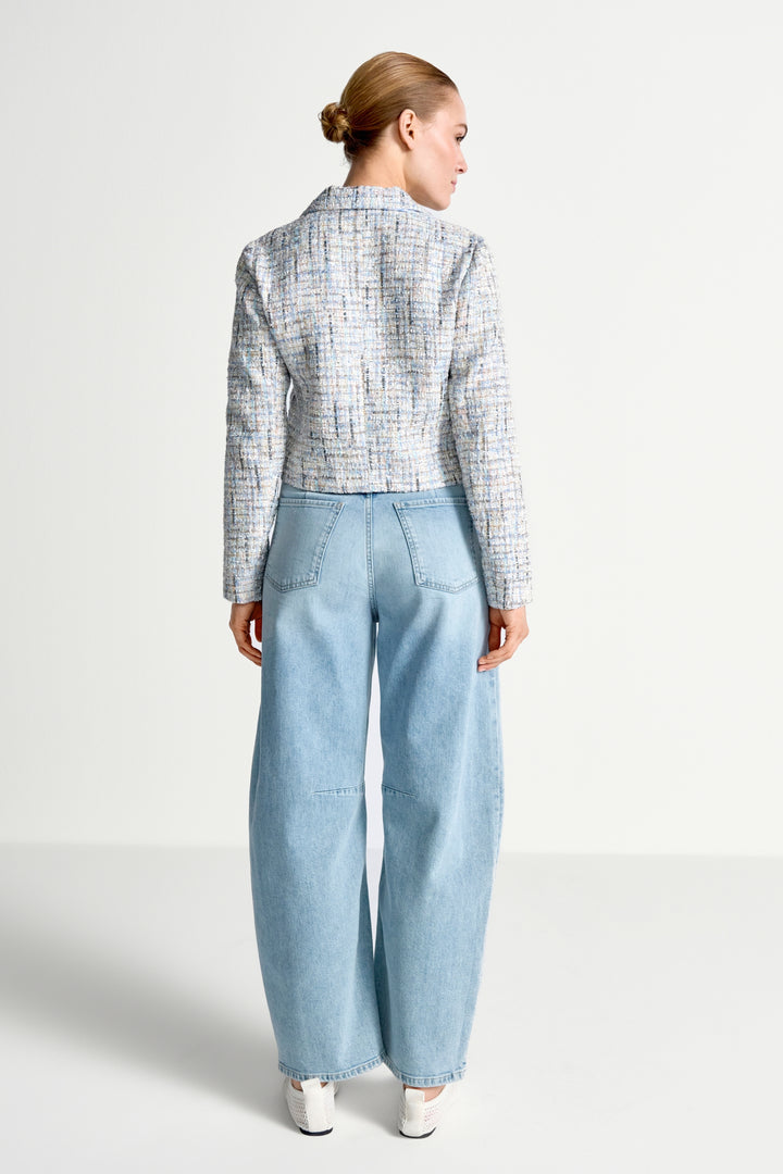 Cropped boucle jacket, sailor sky 732 Bild 4