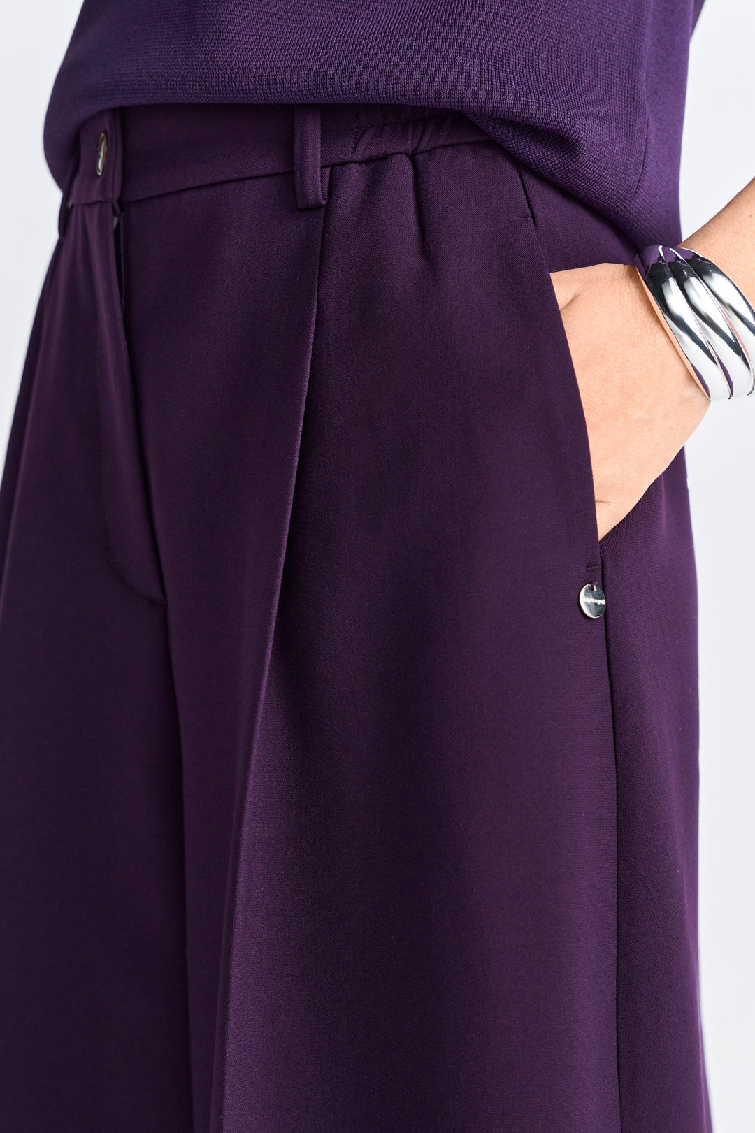 Cropped Wide Leg, mulberry 686 Bild 5