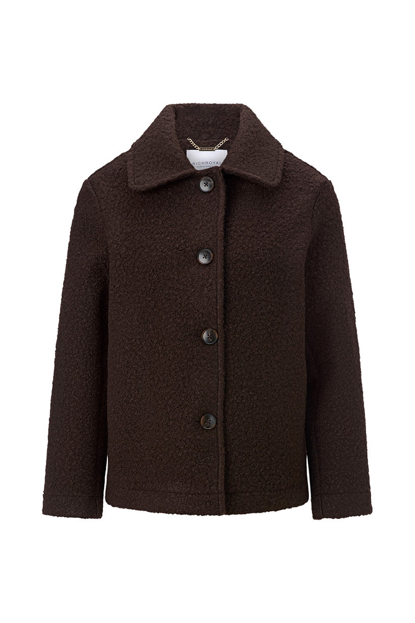 Curly Basic Jacket, chocolate torte 298 Bild 1
