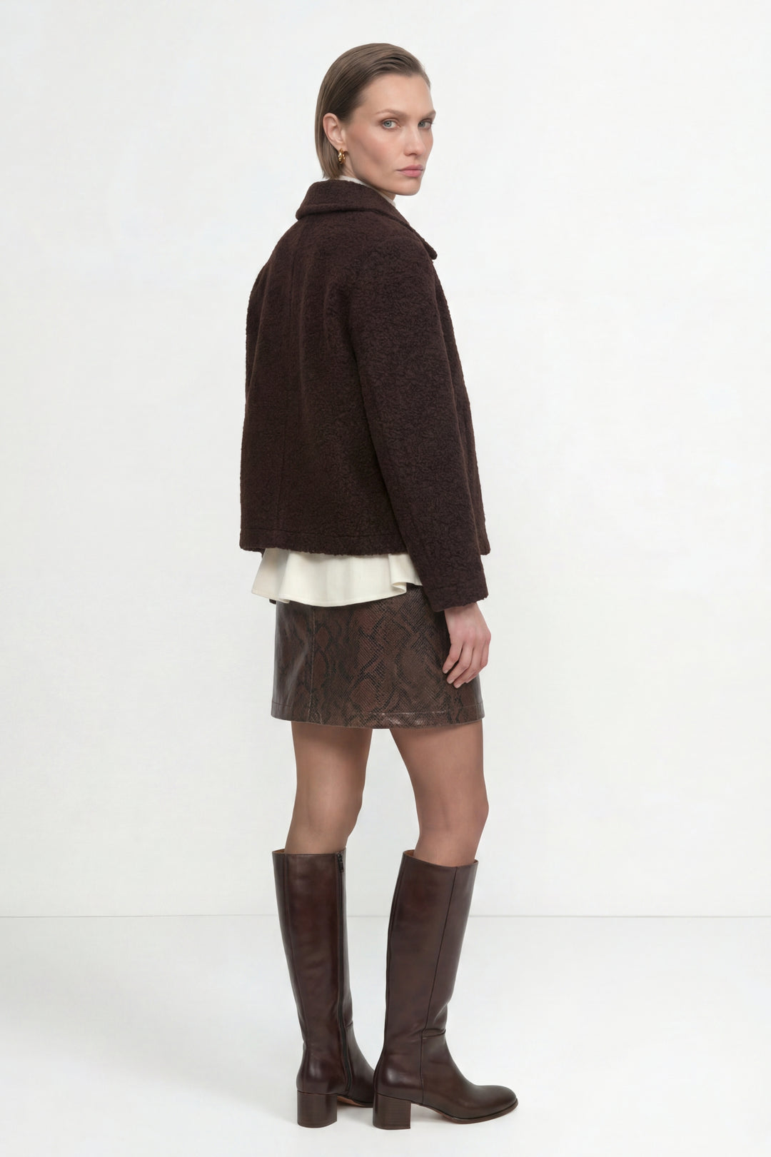 Curly Basic Jacket, chocolate torte 298 Bild 4
