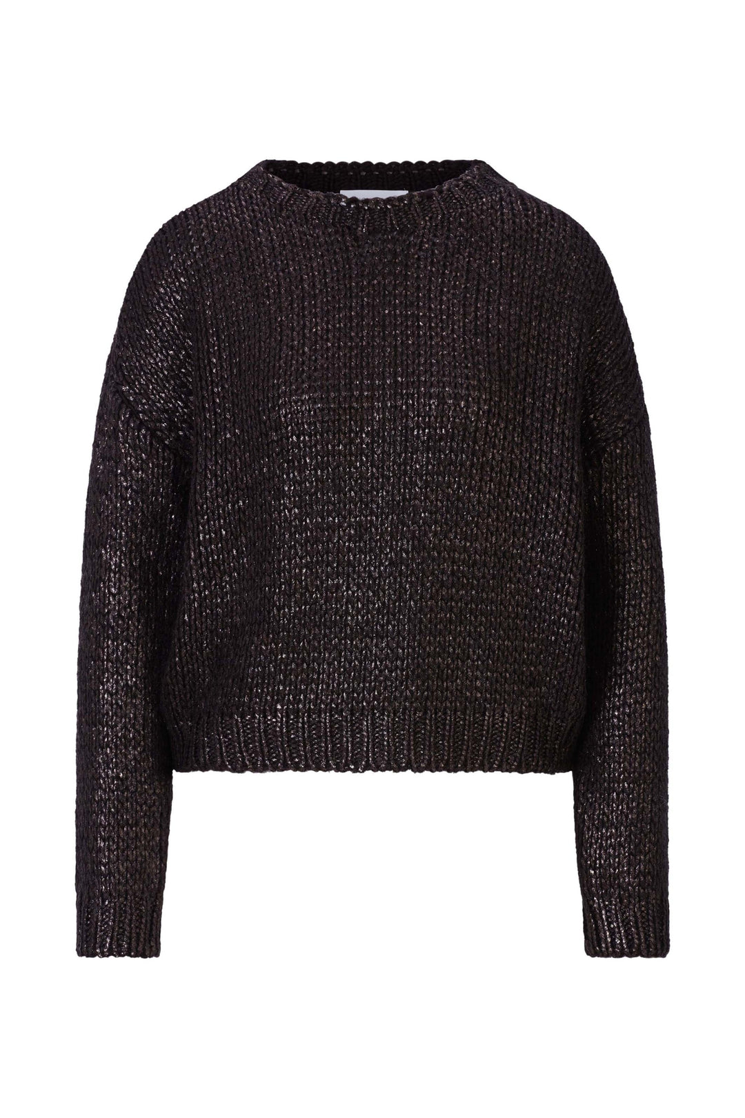 Foil Printed Crew Neck, chocolate torte 298 Bild 1
