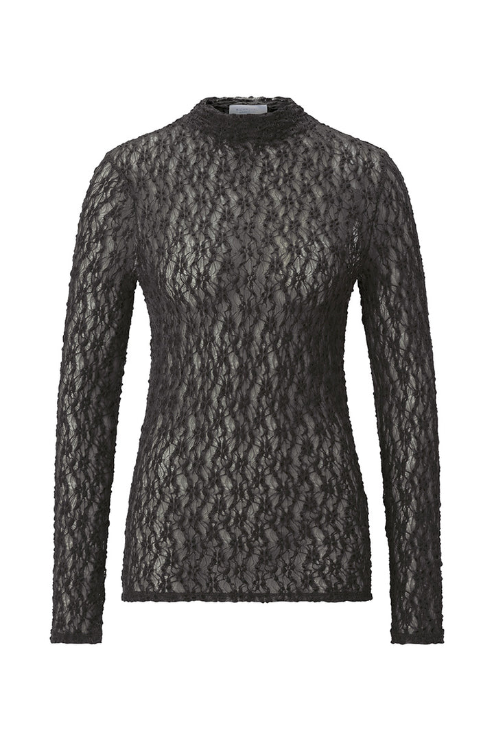 Jersey Lace Turtleneck Longsleeve, chocolate torte 298 Bild 1
