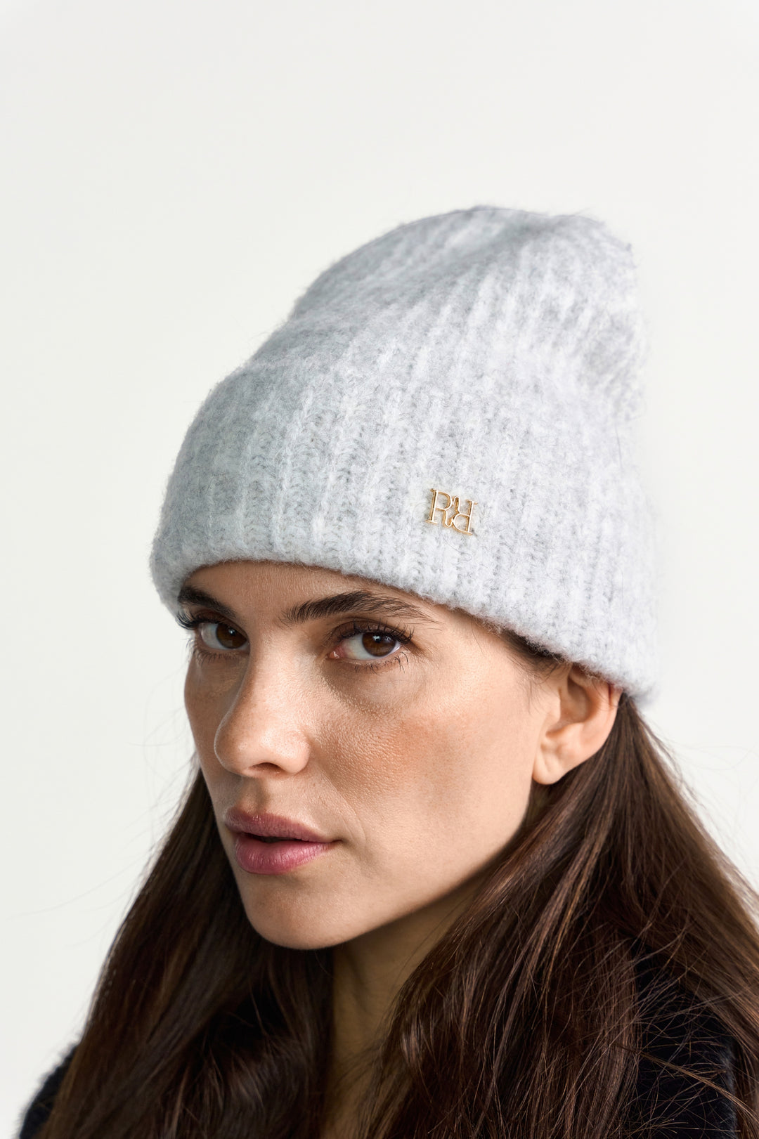 Knitted Logo Beanie, grey melangé 845 Bild 4