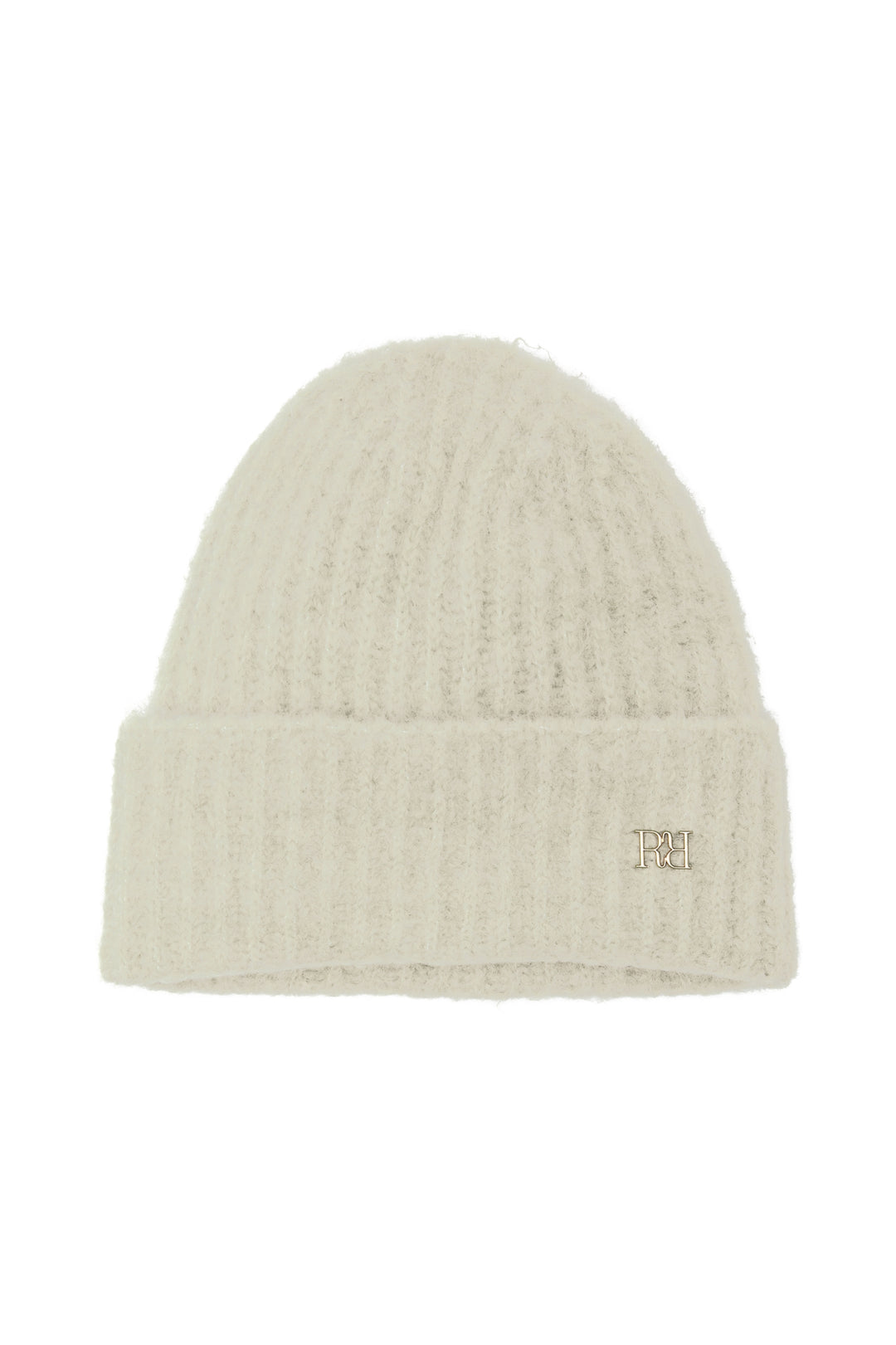 Knitted Logo Beanie, pearl white 113 Bild 1
